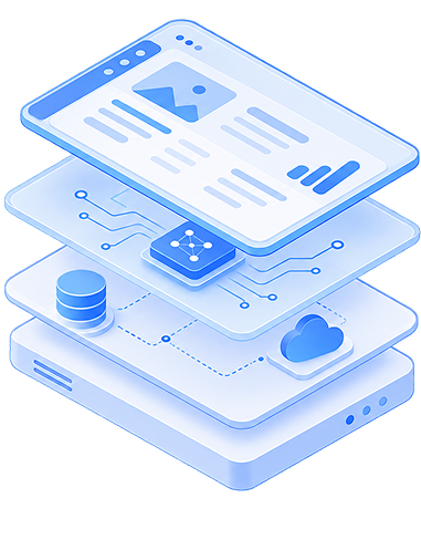 AI architecture and integration illustration